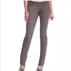 LOFT Modern Slim Jean Distressed Gray